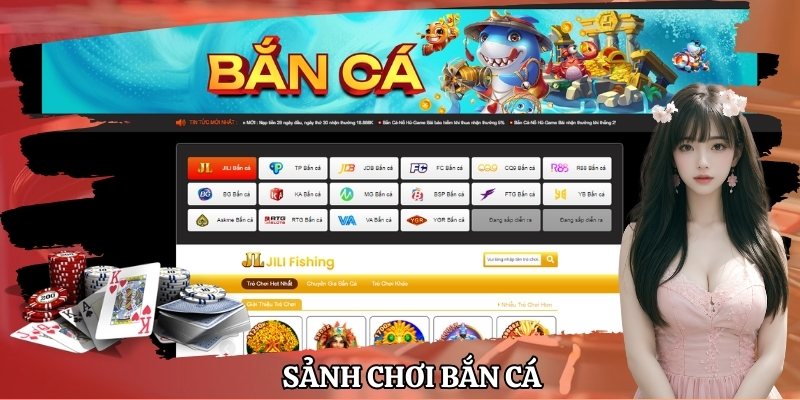 Sảnh chơi bắn cá